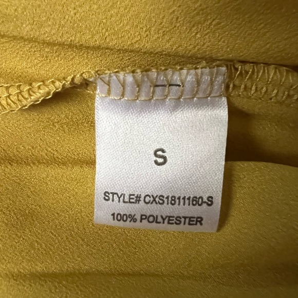 Anthropologie “Sadie and Love” pleated skirt in goldenrod - Picture 3 of 3